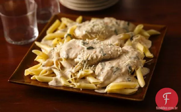 Frango Com Manjericão Cremoso