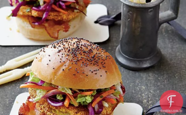 Sliders De Tomate Verde Frito