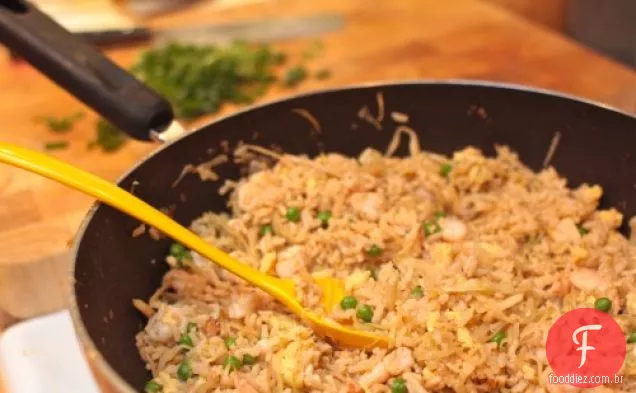 Arroz Frito Camarão Malaio