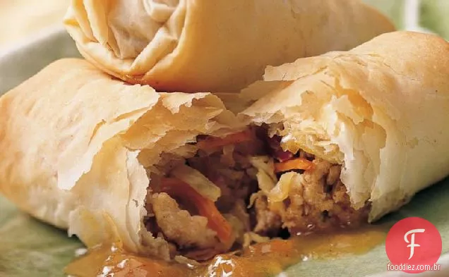 Fácil Phyllo Egg Rolls