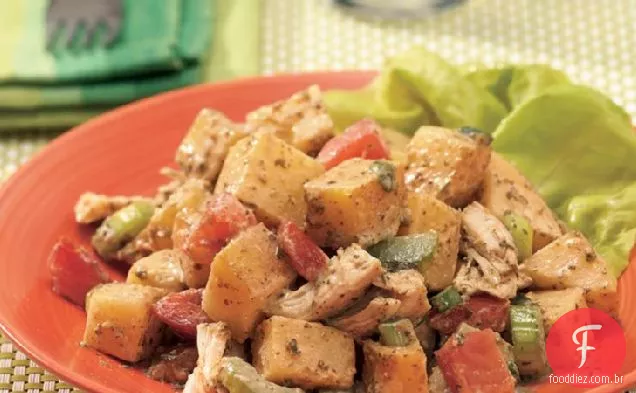 Pesto-Frango-Salada De Batata