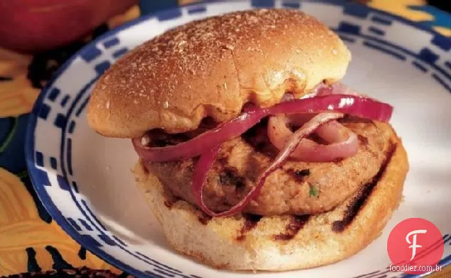 Parmesão Grelhado-Hambúrgueres De Peru