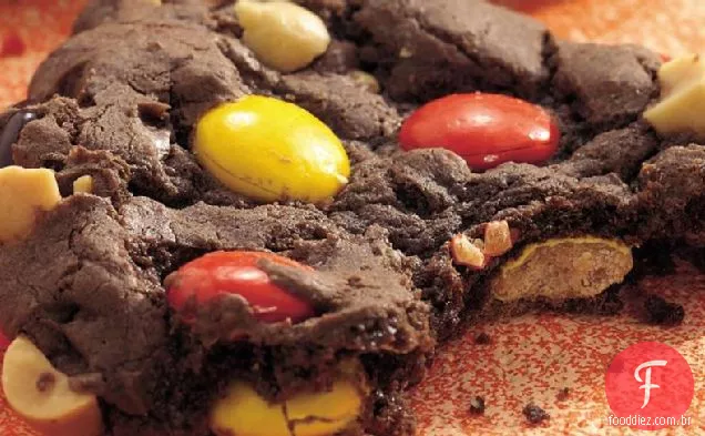 Bolo Mistura Amendoim-Fudge Cookies