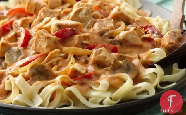 Cajun Frango Fettuccine