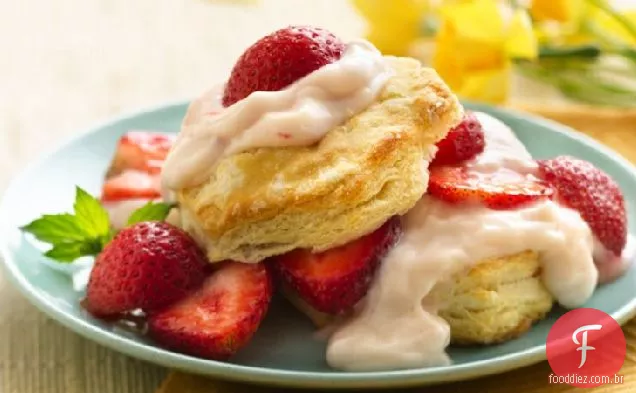 Shortcakes De Morango E Creme