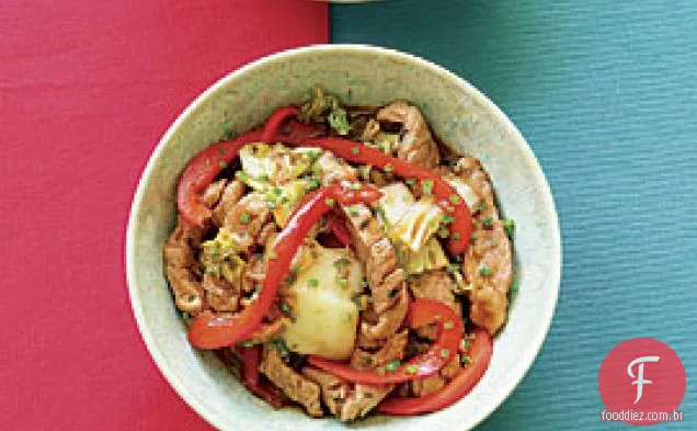 Porco Hoisin Com Repolho Napa