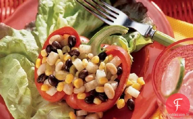 Salada De Feijão preto e branco
