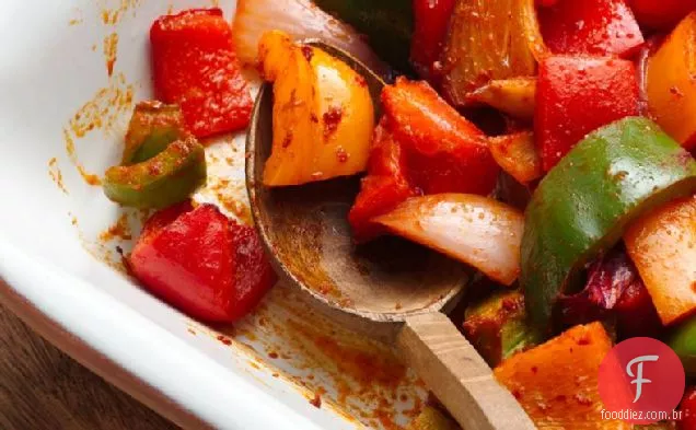 Vegetais Assados No Forno Temperados