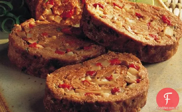 Rolo De Carne Vegetal Asiático