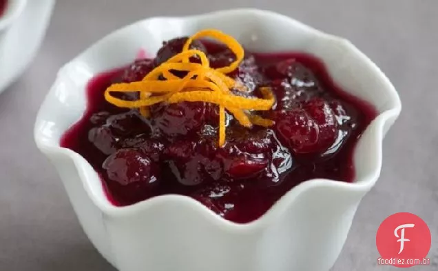 Molho de Cranberry com laranja