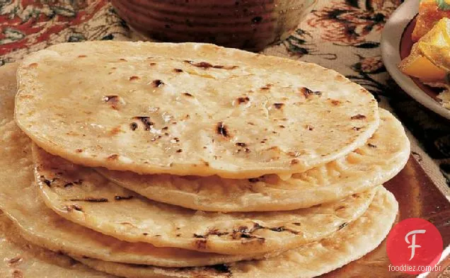Pães Sem Fermento De Trigo Integral (Rotis)