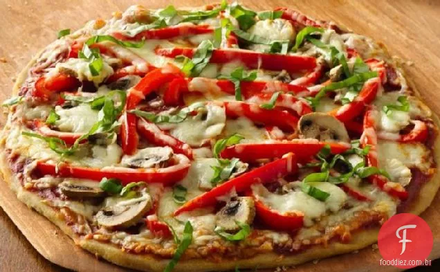 Pizza Vegetariana Sem Glúten