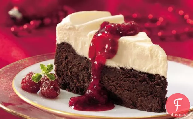 Chocolate Branco-Fudge Torte