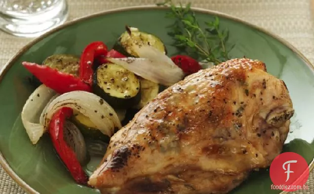 Peito De Frango Assado Com Tomilho-Bordo