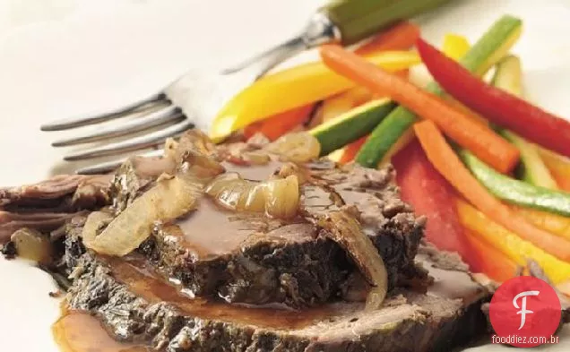 Slow-Cooker Rosemary-Alho Carne Assada