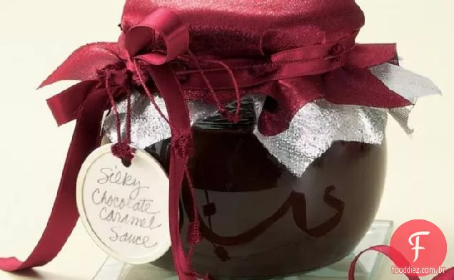 Molho De Chocolate E Caramelo Sedoso