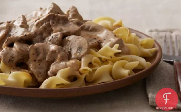 Stroganoff De Carne De Fogão Lento