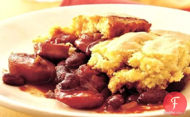 Salsicha Chili Bake