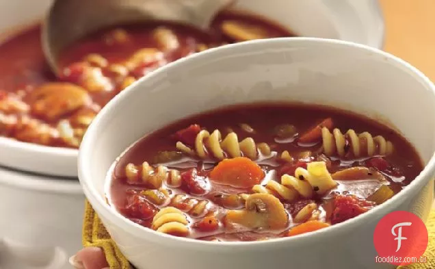 Sopa Rotini De Tomate Fogão Lento