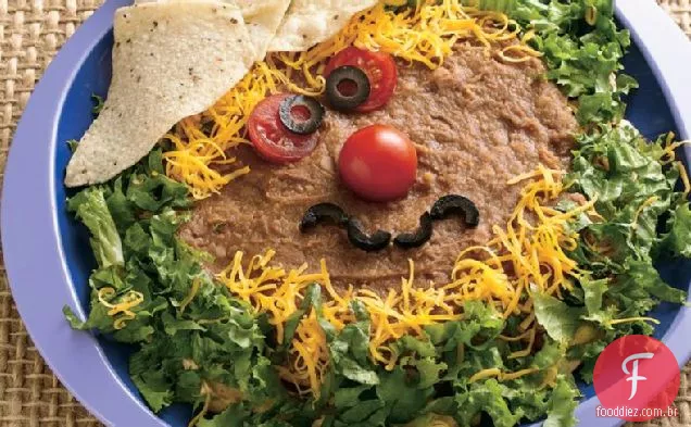 Halloween Espantalho Taco Dip