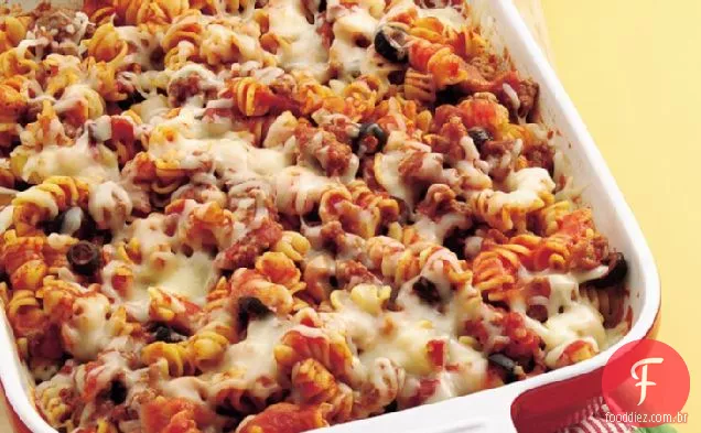 Caçarola De Pizza À Frente