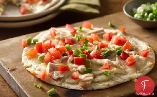 Flatbreads De Frango Branco Fácil