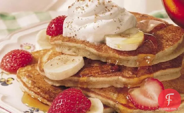 Panquecas De Banana-Pecan