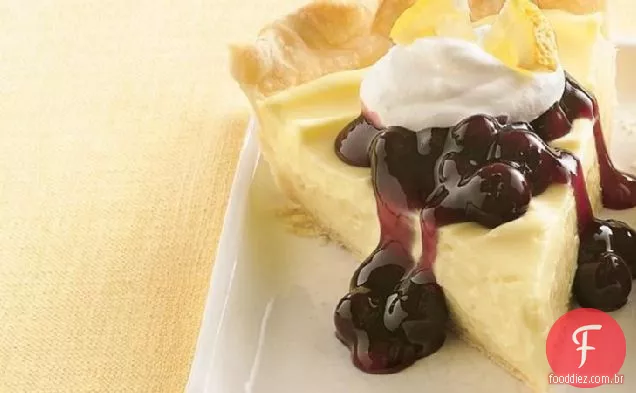 Queijo Creme De Limão-Torta De Mirtilo