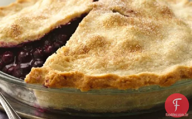 Torta Clássica De Mirtilo