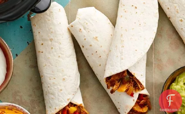 Fogão Lento Grelhado Puxado-Fajitas De Porco