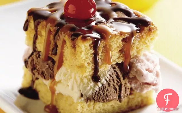 Bolo Sundae Banana