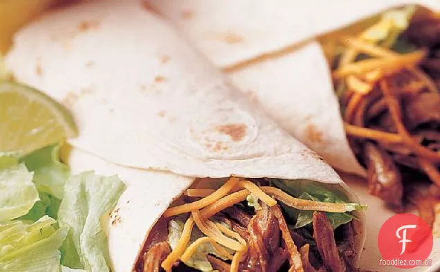 Panela Elétrica Tex-Mex Turquia Wraps (Tamanho Da Multidão)