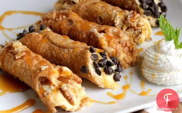 Abóbora-Caramelo Cannoli