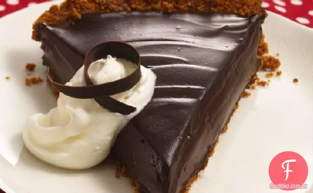 Torta Cremosa De Chocolate Escuro