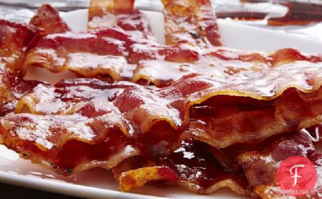 Bacon balsâmico e açúcar mascavo