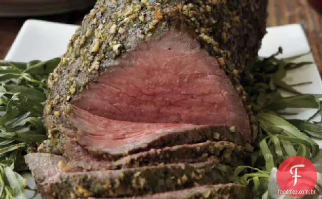 Carne Assada Com Crosta De Estragão