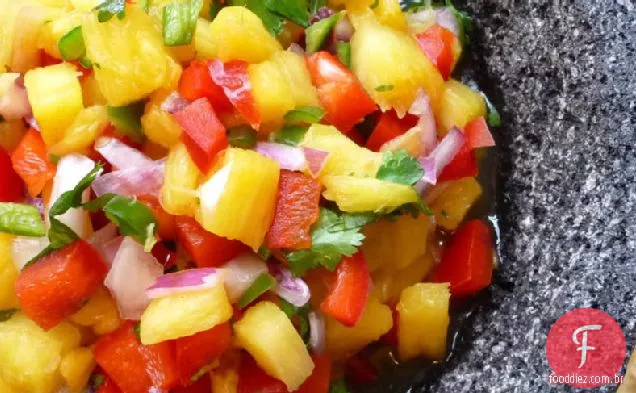 Salsa De Abacaxi Rápido E Fresco