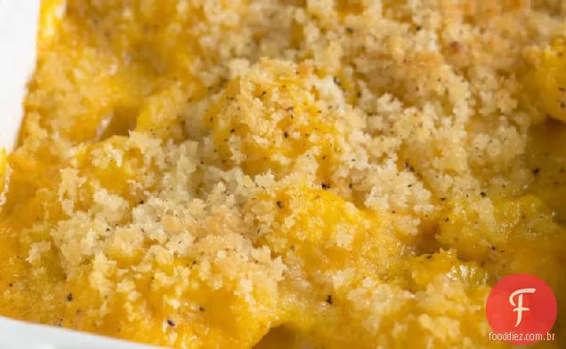 Queijo Abóbora Couve-Flor Gratinado