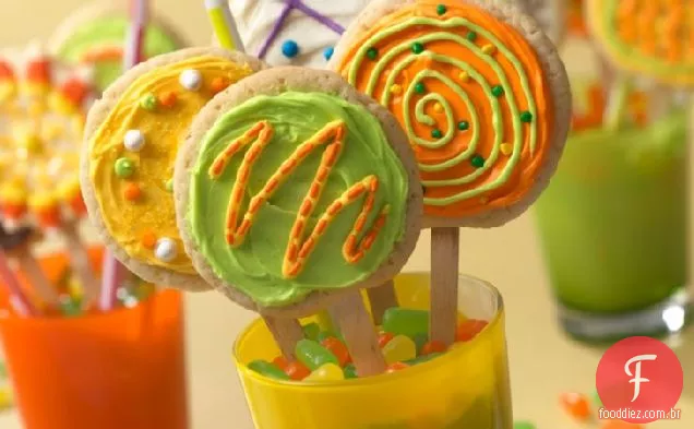 Pop Art Cookie Pops