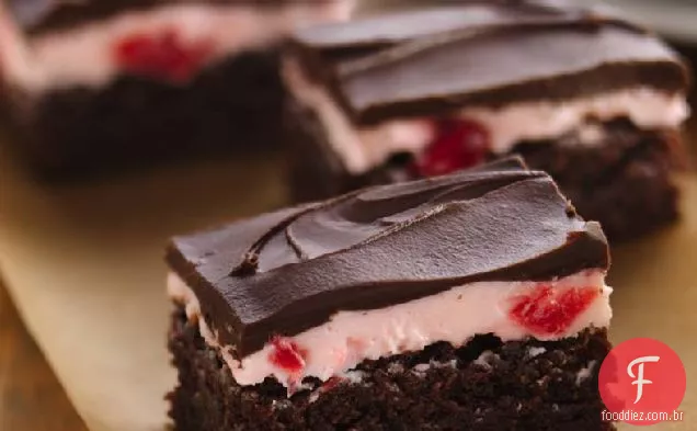 Mousse De Cereja Decadente Brownies