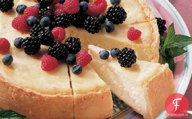 Cheesecake de Nova York (mais leve )