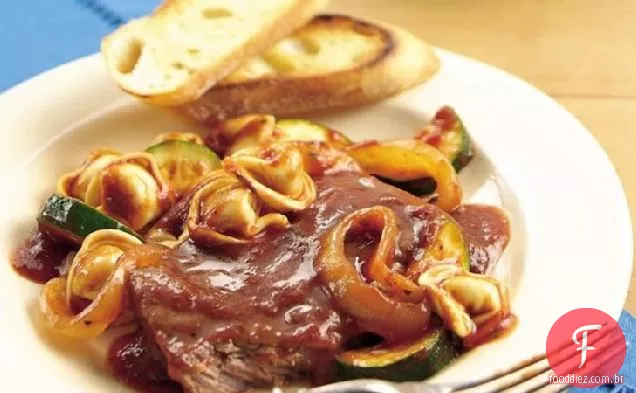 Bife Sufocado Italiano Do Lento-Fogão