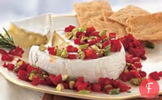 Camembert com pimentão balsâmico