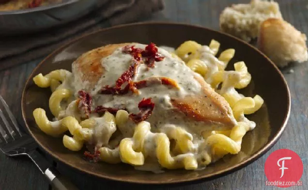 Fácil Cremoso Pesto Frango