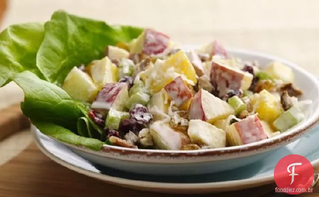 Salada Waldorf Ao Estilo Caribenho