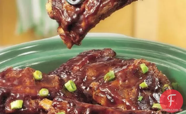 Costelas Grelhadas Saucy Do Lento-Fogão