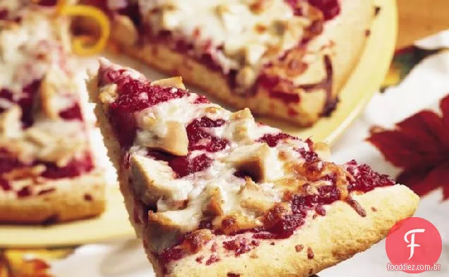 Pão Achatado De Peru Laranja Cranberry