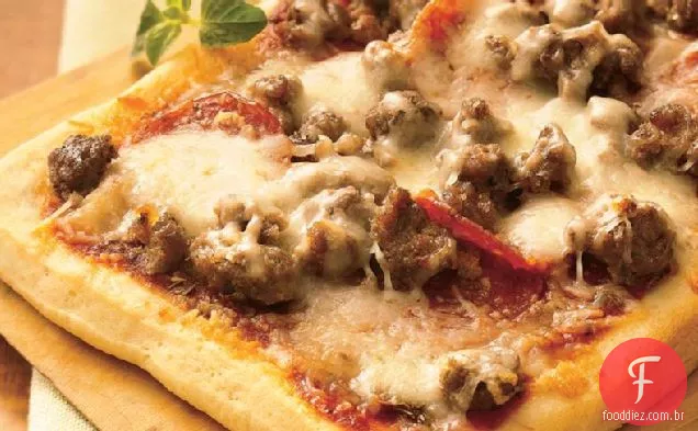 Pizzas Pessoais De Carne Dupla