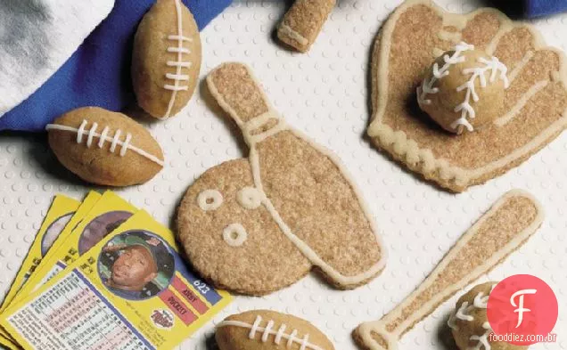 Biscoitos De Futebol Canela