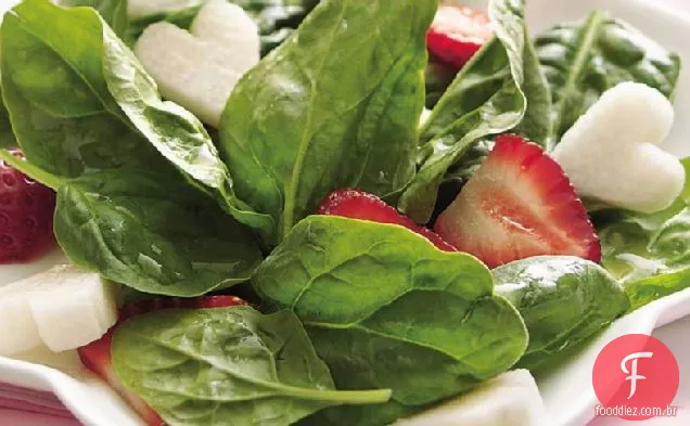 Jicama-Salada De Espinafre